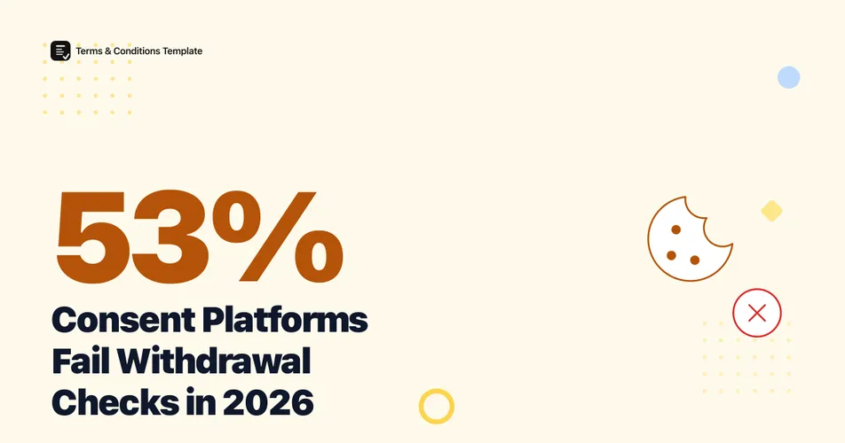 53% of Consent Platforms Fail Withdrawal Checks in 2026