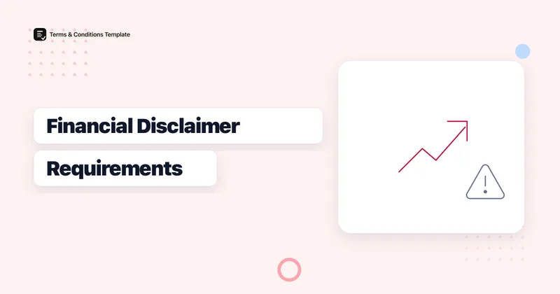 Financial Disclaimer Requirements for Investment Blogs and Newsletters