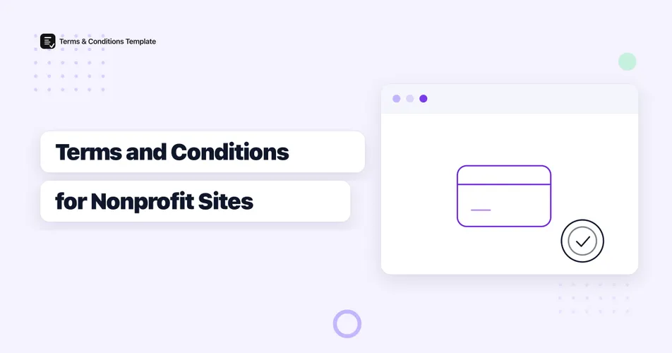 Terms and Conditions for a Nonprofit or Donation-Based Website