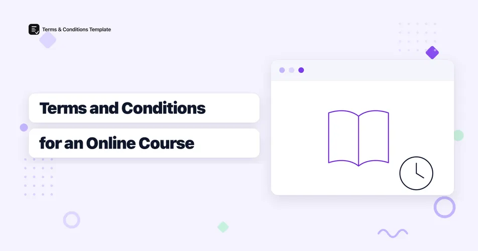 Terms and Conditions for an Online Course or Cohort-Based Program