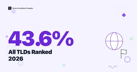 43.6% of the Web Runs on .com: All TLDs Ranked 2026
