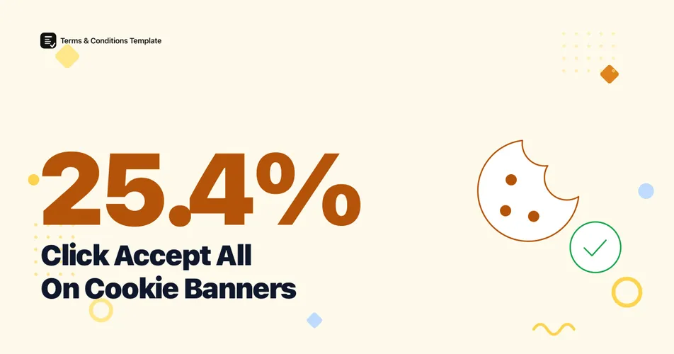 25.4% of Visitors Accept All Cookies in 2026